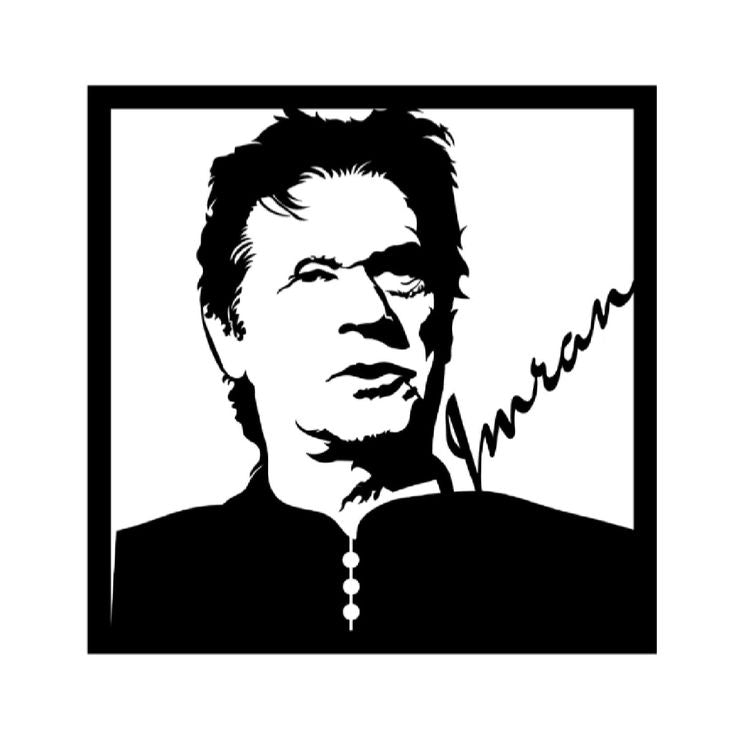 Imran Khan "Murshad" LED Metal Art