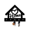 Black Metal Key Holder for Wall